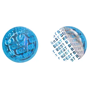 Custom Printing Authentication Qr Code Tamper Evident Hologram Eggshell Matte Silver Void Warranty Printable Stickers