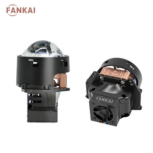 Faros Delanteros para Automóvil Fankai Cross-Border de 3 Pulgadas C8, Láser LED de Doble Luz Directa, Bi-Xenón, Lente de Aleación de Aluminio, 86W de Alta Potencia, Retrofit - Product Image 2