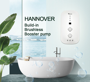 Hanovre <span class=keywords><strong>DSC</strong></span> 2024 vente à chaud nouveau chauffe-eau électrique instantané sans réservoir avec pompe de surpression 24v pour salle de bain douche <span class=keywords><strong>h</strong></span>ôtel maison - Product Image 4