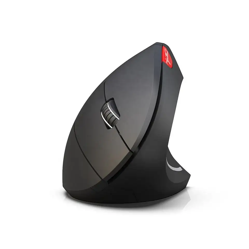 Ratón Vertical ergonómico 2,4G, dispositivo inalámbrico con Bluetooth, modo Dual, mano derecha, 3D, HXSJ, T29, USB, óptico, elegante