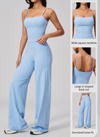 Nouvel ensemble de sport pour femme : débardeur respirant effet push-up, séchage rapide, et pantalon court large pour yoga et fitness