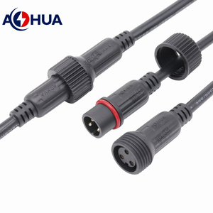 Cable de alimentación de 3 pines, <span class=keywords><strong>M23</strong></span>, macho, hembra, redondo, plástico, hueco, conector moldeado, 2,5/1,5/1,0/0, 75 mm2, Cable para iluminación Led - Product Image 5