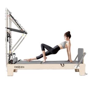 Reformer Pilates en bois d'érable de haute qualité de la marque JY, demi-trapèze, équipement d'exercice professionnel - Product Image 2