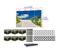 Écran LED de location extérieur P3.91 2m x 1.5m, panneau 3.9mm 4x3, étanche IP66, HDR10+, lisible en plein soleil, garantie 3 ans, pour événements