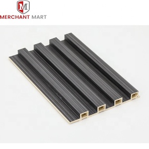 Panneau décoratif mural moderne pour appartement Panneaux muraux en PVC WPC imperméable Panneau mural solide et bon marché pour magasin en <span class=keywords><strong>bois</strong></span> - Product Image 4