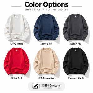 Sudadera de Cuello Redondo Personalizada al por Mayor con Logotipo, 360 GSM, Tejido Grueso, Sensación de Felpa Suave, Unisex, OEM, Marca Privada - Product Image 4