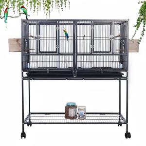 Çok katmanlı büyük Pet House kuşlar istiflenebilir kuş kafesi kanarya üreme kafesi s hareketli ekleme güvercin papağan kuş üreme kafesi satış - Product Image 2