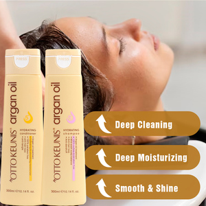 Champú y Acondicionador Suave CPNP OTTO KEUNIS 300ml con Aceite de Argán, Sin Sulfatos, pH Moderado, Hidratante, para Cabello Brillante y Extensiones - Product Image 3