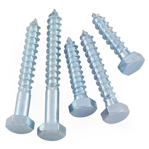 Đầu lục giác lag vít <span class=keywords><strong>M5</strong></span> <span class=keywords><strong>x</strong></span> 30mm 100mm vít gỗ gi bên ngoài <span class=keywords><strong>Hex</strong></span> đầu kẽm lag vít gỗ cho <span class=keywords><strong>x</strong></span>ây dựng bằng gỗ - Product Image 3