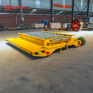 제조 공장의 저장 창고용 신형 15t 평판 이송 카트 환경 스틸 케이블 릴 - Product Image 2