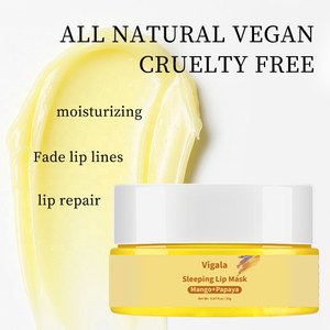 <span class=keywords><strong>Masque</strong></span> de nuit pour les lèvres nourrissant biologique longue durée à la papaye et à la mangue pour les lèvres gercées et sèches - Product Image 2