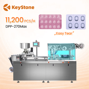 Machine d'emballage sous blister automatique haute vitesse pour comprimés, machine d'emballage sous blister en aluminium PVC/aluminium - Product Image 1