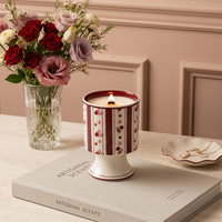 Cadeau pour anniversaires, Noël, Saint-Valentin, bougie parfumée à la cire de soja moderne et durable, aromathérapie