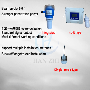 Độ chính xác cao 0.5% FS thông minh tích hợp Radar cấp Transmitter 4-20mA 80GHz Tần số cao không tiếp xúc mực nước cảm biến - Product Image 5