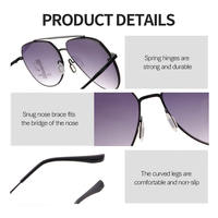 Lunettes de soleil multifocales en métal avec verres correcteurs, protection solaire, lunettes de lecture