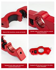Système de sécurité pour moto : Verrou de guidon pour la protection du véhicule - Product Image 3