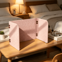 Écran de bureau en feutre, cloison acoustique pour bureau, séparateur de poste de travail à fixer au bureau, 100% PET, OEM, vente en gros