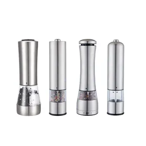 Pepper Mill điện muối và hạt tiêu máy xay gốm đặt cho nhà bếp