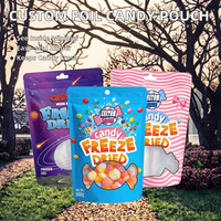 Sachet Doypack en plastique de qualité alimentaire, refermable avec fermeture zip, avec logo personnalisé, pour fruits secs et emballages de parfum pour lessive