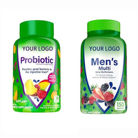 Gummies multivitaminés pour hommes OEM |   Gommes à mâcher aromatisées aux baies naturelles, 150 unités, pour l'énergie, non destinées aux nouveau-nés