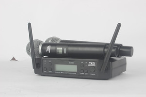 ไมโครโฟนไร้สาย<span class=keywords><strong>ราคา</strong></span>ประหยัด 640-690Mhz GLDX4D UHF OEM ไมโครโฟนคู่ ระบบไมโครโฟน<span class=keywords><strong>คาราโอเกะ</strong></span>แบบมือถือไร้สายจากจีน - Product Image 2