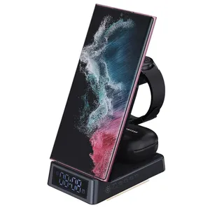 Best Selling Wireless Charger 4 In 1 Wireless Charging Station 15W Fast Wireless Charger