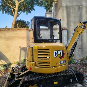 Mini-excavatrice CAT303.5E d'occasion, 3,5 tonnes, avec moteur, engrenage, boîte de vitesses, pompe, roulement et PLC - Garantie 1 an, en vente - Product Image 3