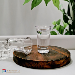 Venta caliente pequeño vaso <span class=keywords><strong>de</strong></span> chupito fiesta boda <span class=keywords><strong>Bar</strong></span> 1,1 oz / 32ml vasos <span class=keywords><strong>de</strong></span> chupito <span class=keywords><strong>de</strong></span> plástico logotipo personalizado - Product Image 6