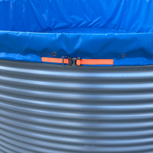 Fournisseurs d'aquaculture de grands réservoirs de poissons Biofloc Bâche en PVC Réservoir de pisciculture rond Étang <span class=keywords><strong>à</strong></span> crevettes Boîte de <span class=keywords><strong>ferme</strong></span> - Product Image 5