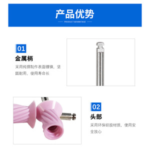 Ou Liya – Gobelets de polissage spirale interne et externe pour le blanchiment des dents, usage adulte - Product Image 4
