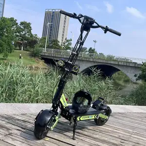 60V 6000w e-scooter max hız 65-75kmh üç dişli NFC başlangıç 11 inç yol lastikleri çift motorlu elektrikli çinli scooter toptan