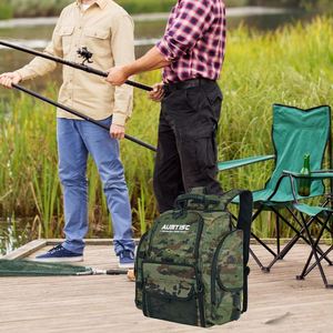 Muestra Gratuita, Bolsa de Pesca de Gran Capacidad Personalizada de Fábrica con Cubierta Protectora para la Lluvia, Mochila para Aparejos de Pesca - Product Image 5