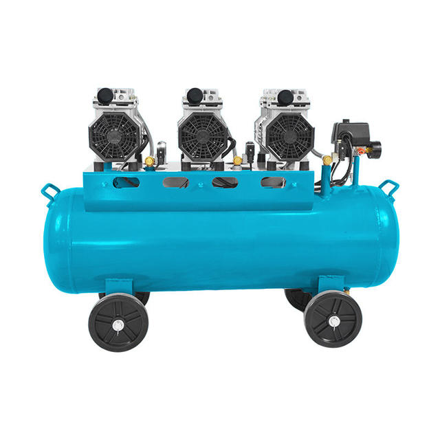 Low Noise Oil-Free Air Compressor 70L 980W*3 220V Factory Manufacturing Designed for Promotional