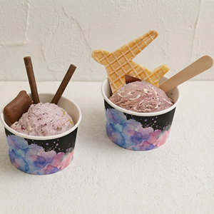 Offre Spéciale – Gobelets en Papier Personnalisables de 3oz et 4oz de Qualité Alimentaire pour Crème Glacée, Desserts et Yaourts - Product Image 2