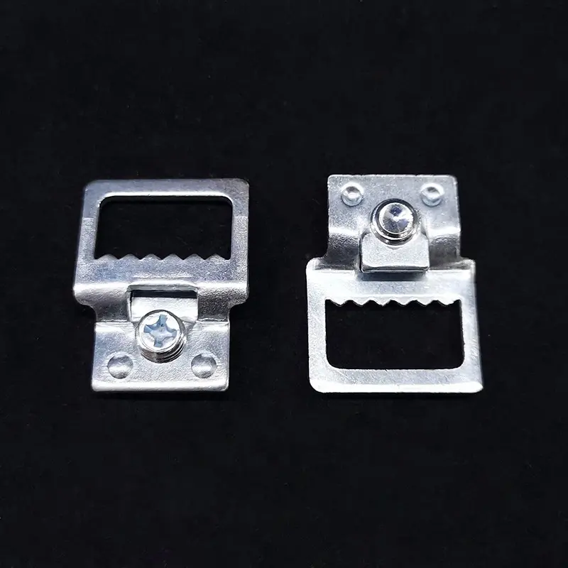 Accessori hardware per telaio decorativo sega in metallo fibbia per carta appesa telaio in lega di alluminio piccolo gancio nascosto