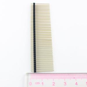 Vergoldeter 2mm 2,0mm Rastermaß 2x40 Pin 2*40P Doppel-Steckerleisten-Stiftleistenstreifen L=21mm - Product Image 5