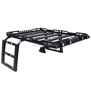 Estante de esquí <span class=keywords><strong>para</strong></span> <span class=keywords><strong>techo</strong></span> de Jeep Wrangler Jl 2018, plataforma gruesa, marco de equipaje turístico <span class=keywords><strong>para</strong></span> transporte de coche, <span class=keywords><strong>barras</strong></span> transversales <span class=keywords><strong>para</strong></span> equipaje superior con escalera - Product Image 1
