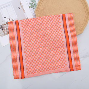 Colorful Checkered Tea Towel 38x64 Cm Cotton Polyester Thickened Absorbent <b>Kitchen</b> Tea Room Cleaning Mat Rectangle - Product Image 3