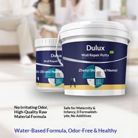 Dulux Mastic de réparation mural inodore, imperméable, séchage rapide, anti-humidité, anti-moisissure, blanc, usage domestique pour la rénovation, fabriqué en Chine continentale