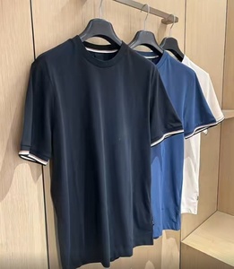 Camiseta de Hombre 2026, Nueva, Casual, para Negocios, Estampada, Transpirable, de Algodón Puro, Suave al Tacto, de Manga Corta y Gruesa - Product Image 6