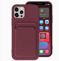 Étui de téléphone antichoc avec porte-cartes style professionnel, charge sans fil et portefeuille pour iPhone 13 14 15 16 17 18 Pro
