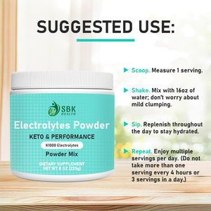 Emballage personnalisé, électrolytes naturels, poudre de boisson énergétique, mélange sans gluten pour femmes et hommes, nutrition sportive et récupération - Product Image 6