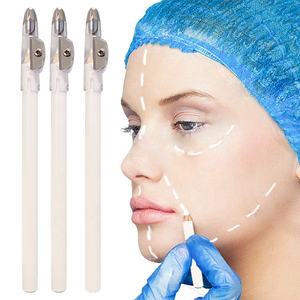 Pensil Alis Kayu <span class=keywords><strong>Vegan</strong></span> Alami Profesional Label Pribadi OEM - Putih & Hitam Tahan Air Tahan Keringat Tahan Lama untuk Penataan Alis - Product Image 4