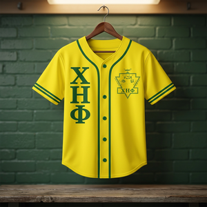 Maillot de baseball personnalisé DesiChi Eta Phi pour femme, bleu roi de haute qualité, imprimé par transfert thermique, broderie respirante - Product Image 3