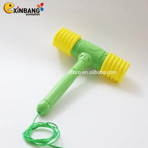 Martello Giocattolo in Plastica Verde-Giallo Shuangqu, Parti Speciali per Gioco Arcade Touch Screen <span class=keywords><strong>Mr.</strong></span> <span class=keywords><strong>Wolf</strong></span>/Mice/Bee/Frog per Bambini dai 3 Anni in su, Spina UK - Product Image 2