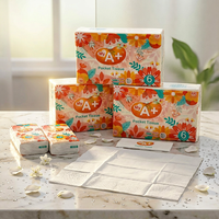 Prix Usine Promotionnel : Mouchoirs Faciaux Ultra Doux 3 Plis en Papier de Bambou 100% pour la Maison et les Voyages, Fabriqués en Chine