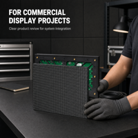 Unité LED extérieure anti-âge à dissipation thermique, idéale pour les panneaux d'affichage grand format