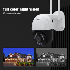 8MP 无线网络摄像机 双向音频 CMOS 传感器 夜视 WiFi PTZ 云台监控摄像头 IP66 防水 运动检测 - Product Image 4