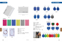 Carte RFID double fréquence UHF + 1K capable d'imprimer des étiquettes RFID en PVC/étiquette RFID active double fréquence en temps réel