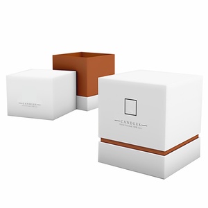 Personalized Custom Design Packaging <b>Gift</b> Box Empty Rigid Paper Folding Magnetic <b>Candle</b> Box Packaging - Product Image 1